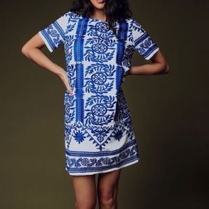 NWT Floral Embroidered Dress